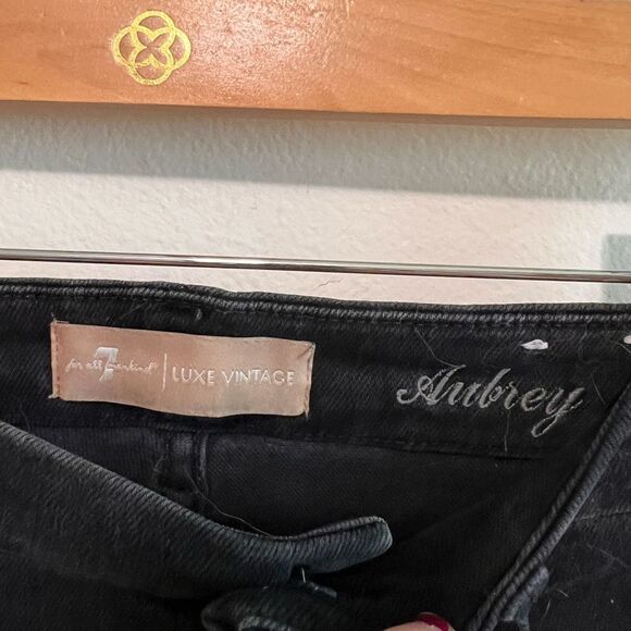 7 for all Mankind Aubrey High Rise Jeans Size 24 - Picture 7 of 8